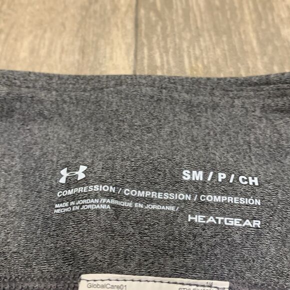 Womens Under Armour Compression Crop Heatgear Performance Active Leggings - Picture 5 of 8